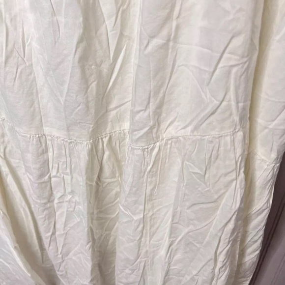 Old Navy Womens SLIP DRESS 4X Boho Chic White Cotton Tiered Strappy Cotton NEW - Picture 5 of 10